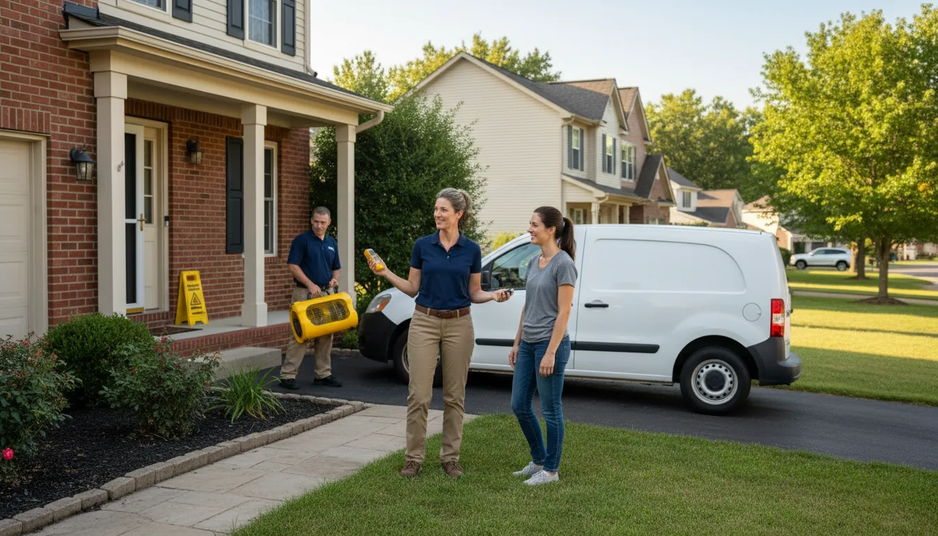 Residential water damage restoration in Charles City, VA